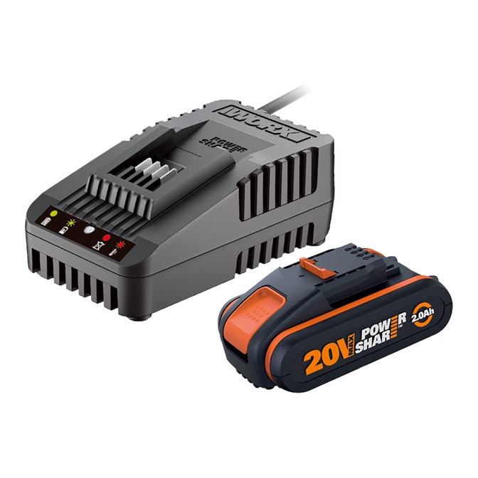 WA3601 20V POWERSHARE 2.0AH Battery & Charger | KIT