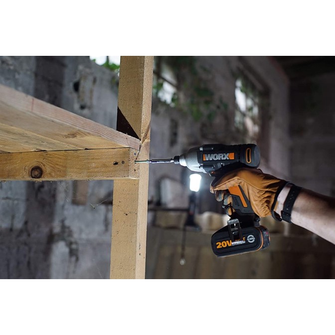 WORX 20V Cordless 1-4 inch Impact Driver Set WX291 8