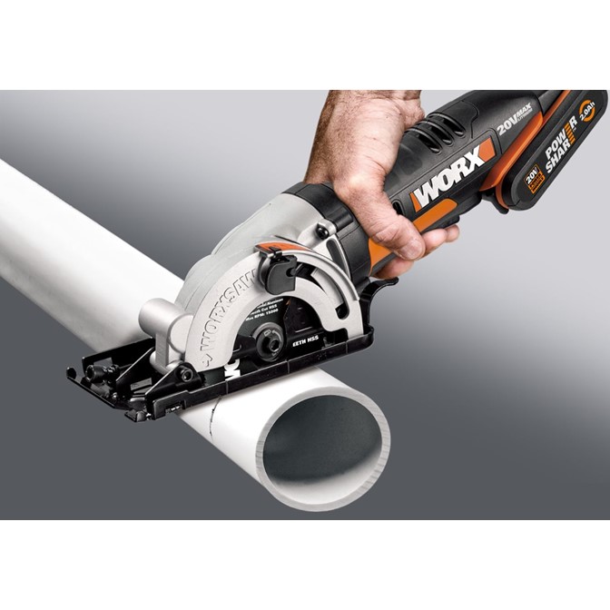 WORX 20V Cordless Compact Circular Saw WX527.9 5