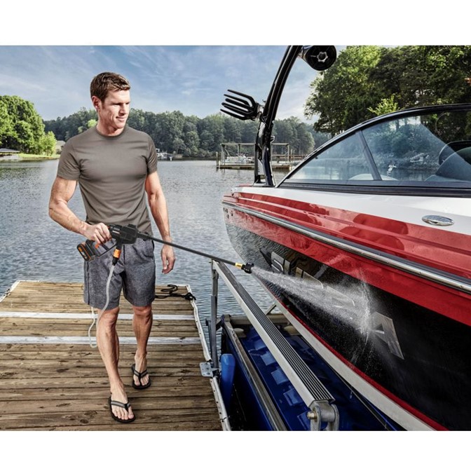 WORX 20V Cordless Hydroshot Pressure Washer Set WG620E 10