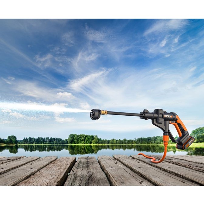 WORX 20V Cordless Hydroshot Pressure Washer Set WG620E 12