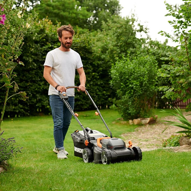 WORX 20V Lawn Mower & Grass Trimmer Kit WG927E 7