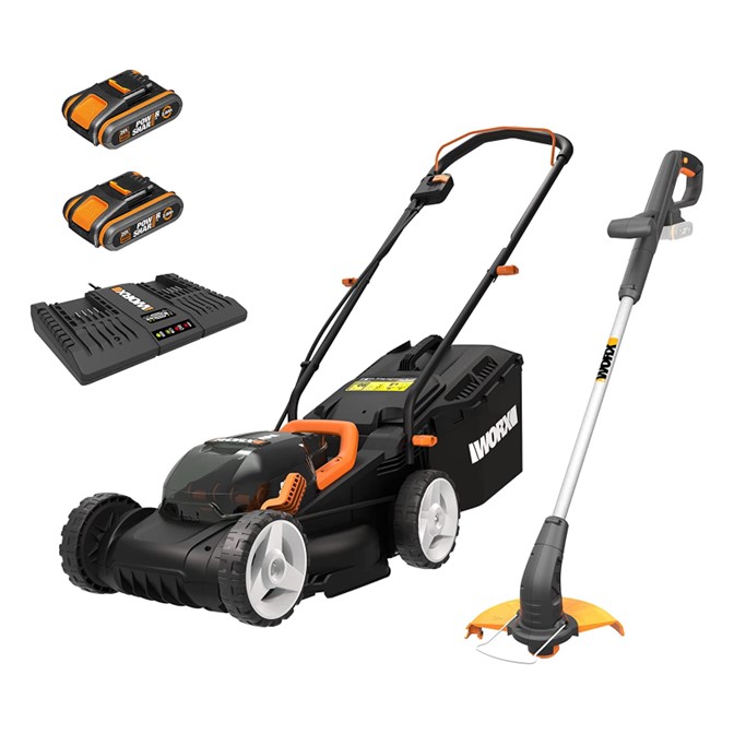 WORX 20V Lawn Mower & Grass Trimmer Kit WG927E WORX 20V Lawn Mower & Grass Trimmer Kit WG927E