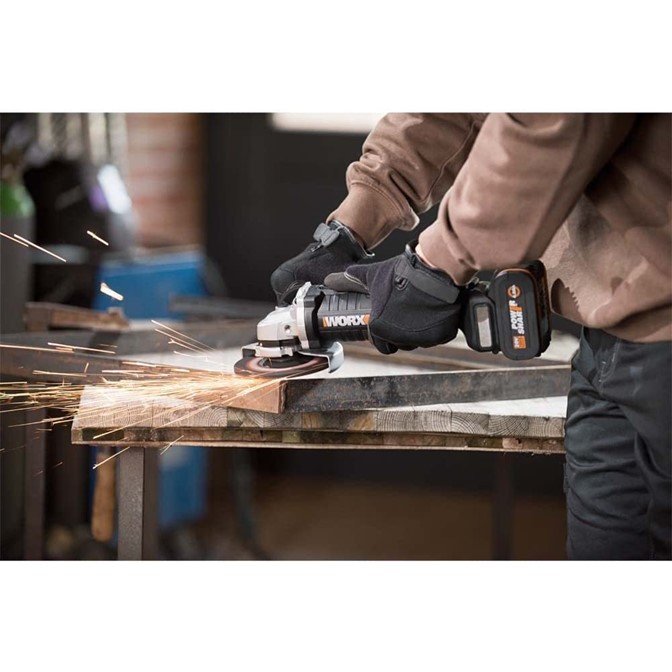 WORX 20V NITRO 125mm Angle Grinder WX812.9 5