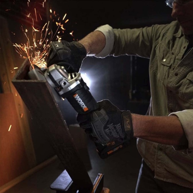 WORX 20V NITRO 125mm Angle Grinder WX812.9 7