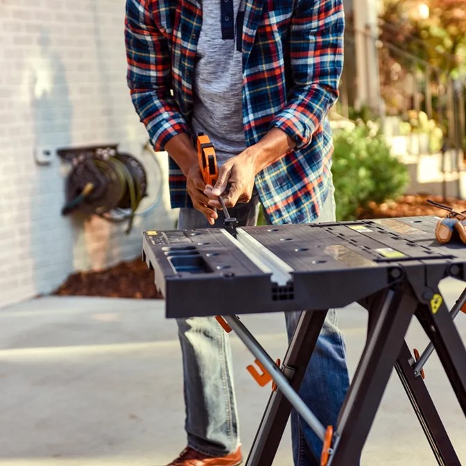 WORX WX051 Pegasus Folding Work Table & Sawhorse