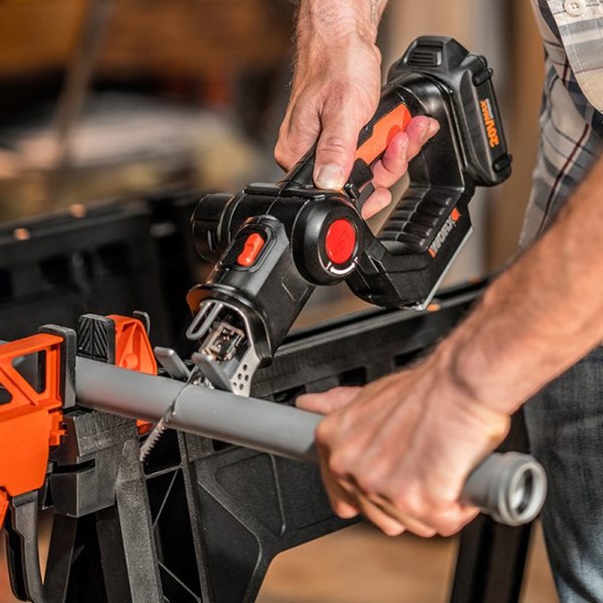WORX 20V Cordless AXIS 2-in-1 Jigsaw Reciprocating Saw 5