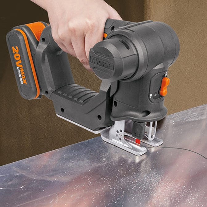 WORX 20V Cordless AXIS 2-in-1 Jigsaw Reciprocating Saw 6