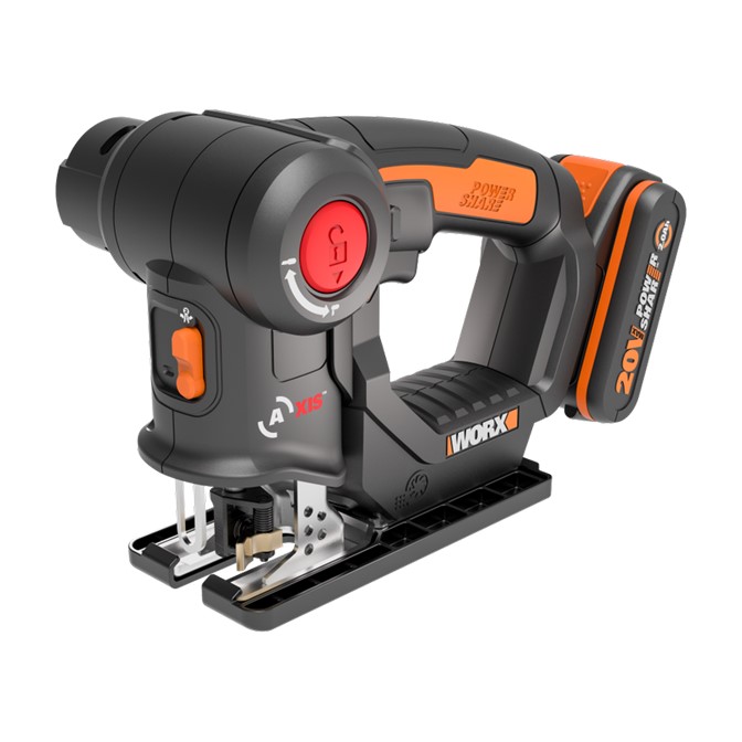 WORX 20V Cordless AXIS 2-in-1 Jigsaw Reciprocating Saw WORX 20V Cordless AXIS 2-in-1 Jigsaw Reciprocating Saw