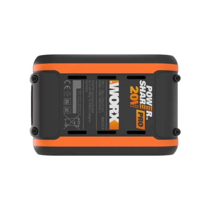 WORX POWERSHARE Pro Battery 20V 4.0 Ah 5