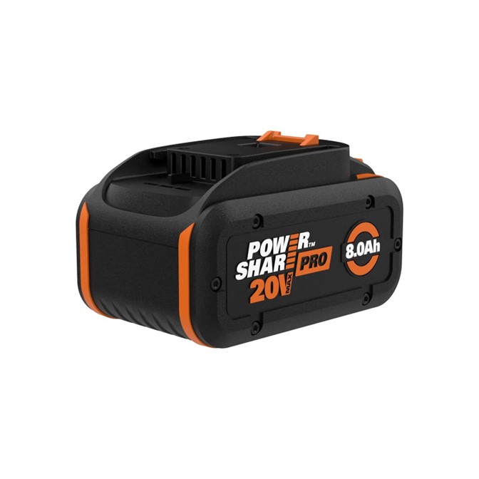 WORX POWERSHARE Pro Battery 20V 8.0 Ah Main Image 1 WORX POWERSHARE Pro Battery 20V 8.0 Ah