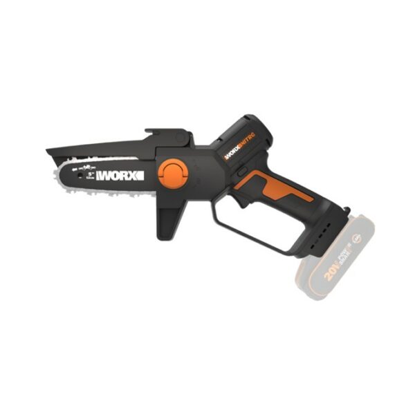WORX Nitro one-handed chainsaw