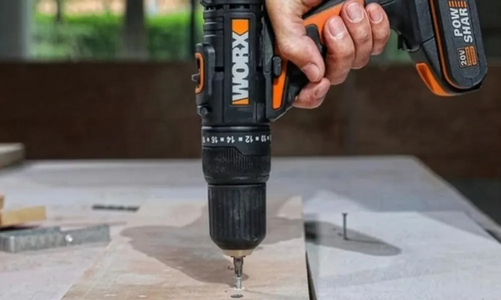 Placeholder for a cordless drill being used for a home DIY project