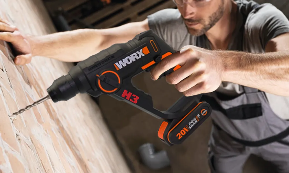 Placeholder for an SDS rotary hammer drilling into concrete
